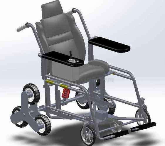 特殊功能轮椅sw设计 - assem1.sldasm